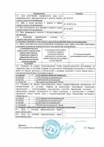 Сведения о членстве и праве выполнения работ